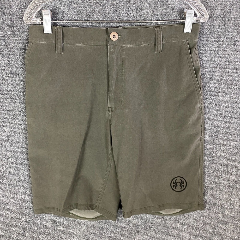 Spyder Shorts Men's Size 30 Polyester Blend Distressed‎ Gray